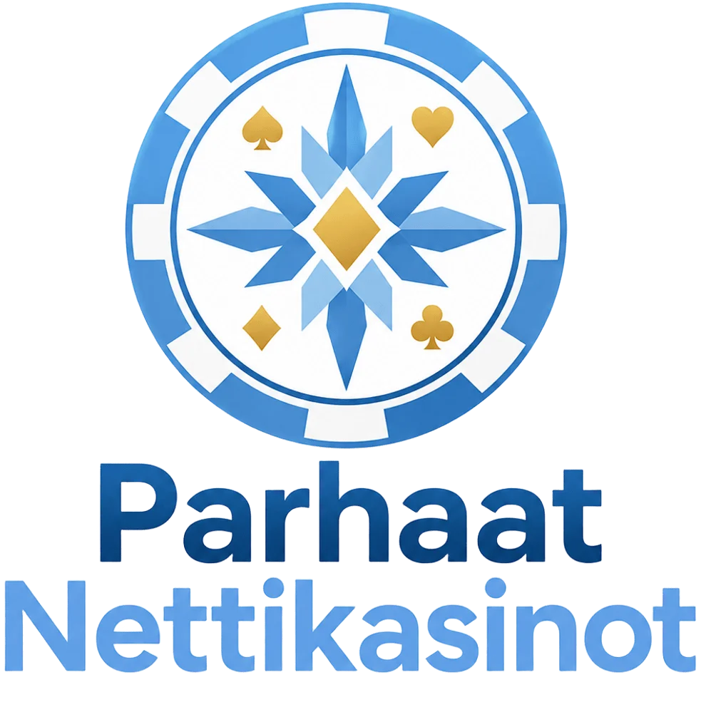 Parhaat Nettikasinot -vertailusivuston logo suomalaisille pelaajille